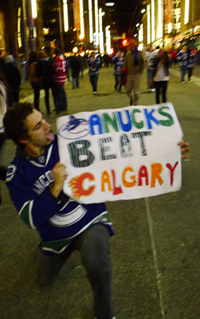 2010 Olympic Glory Canucks fan!