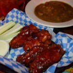 Wings & Chili Verde served over Jalapeno Mac & Cheese