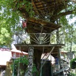 A funky treehouse
