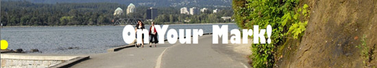 On Your Mark! Animated Banner