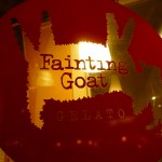 Fainting Goat Gelato signage