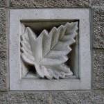 Maple leaf building brick