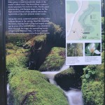 Trillium Falls trail marker
